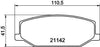 Don Brake Pads Set Brake Pads Full Set Of 4 Front PCP1274 thumbnail