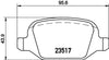 Don Brake Pads Set Brake Pads Full Set Of 4 Rear PCP1283 thumbnail