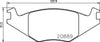 Don Brake Pads Set Brake Pads Full Set Of 4 Front PCP1310 thumbnail