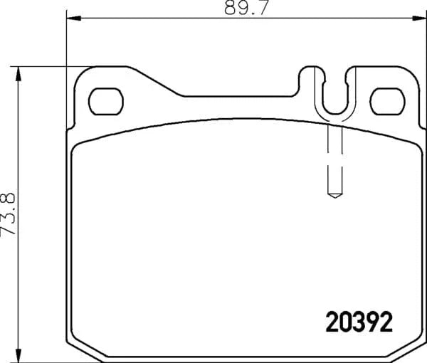 Don Brake Pads Set Brake Pads Full Set Of 4 Front PCP1311 - image 4