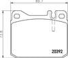 Don Brake Pads Set Brake Pads Full Set Of 4 Front PCP1311 thumbnail
