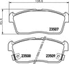 Don Brake Pads Set Brake Pads Full Set Of 4 Front PCP1314 thumbnail
