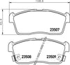 Don Brake Pads Set Brake Pads Full Set Of 4 Front PCP1314 thumbnail