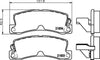 Don Brake Pads Full Set Of 4 Front Or Rear PCP1326 thumbnail