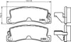 Don Brake Pads Full Set Of 4 Front Or Rear PCP1326 thumbnail