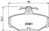 Don Brake Pads Set Brake Pads Full Set Of 4 Rear PCP1370 thumbnail