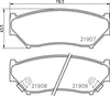 Don Brake Pads Set Brake Pads Full Set Of 4 Front PCP1380 thumbnail
