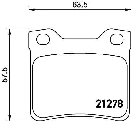 Don Brake Pads Set Brake Pads Full Set Of 4 Rear PCP1404 - image 3