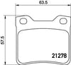 Don Brake Pads Set Brake Pads Full Set Of 4 Rear PCP1404 thumbnail