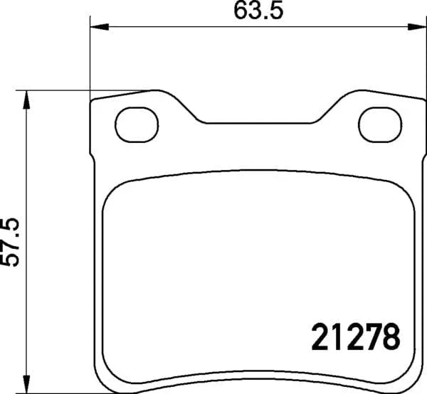 Don Brake Pads Set Brake Pads Full Set Of 4 Rear PCP1404 - image 4