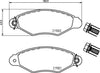 Don Brake Pads Set Brake Pads Full Set Of 4 Front PCP1406 thumbnail