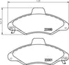 Don Brake Pads Set Brake Pads Full Set Of 4 Front PCP1452 thumbnail