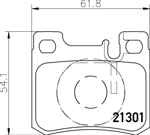 Don Brake Pads Set Brake Pads Full Set Of 4 Rear PCP1456 - image 4