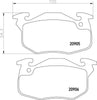Don Brake Pads Set Brake Pads Full Set Of 4 Front PCP1460 thumbnail