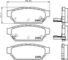 Don Brake Pads Set Brake Pads Full Set Of 4 Rear PCP1468 thumbnail