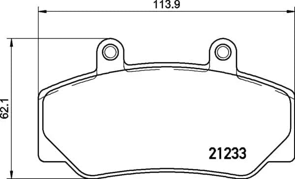 Don Brake Pads Set Brake Pads Full Set Of 4 Front PCP1503 - image 4