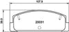 Don Brake Pads Set Brake Pads Full Set Of 4 Rear PCP1531 thumbnail