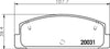 Don Brake Pads Set Brake Pads Full Set Of 4 Rear PCP1531 thumbnail