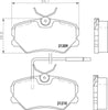 Don Brake Pads Set Brake Pads Full Set Of 4 Front PCP1539 thumbnail
