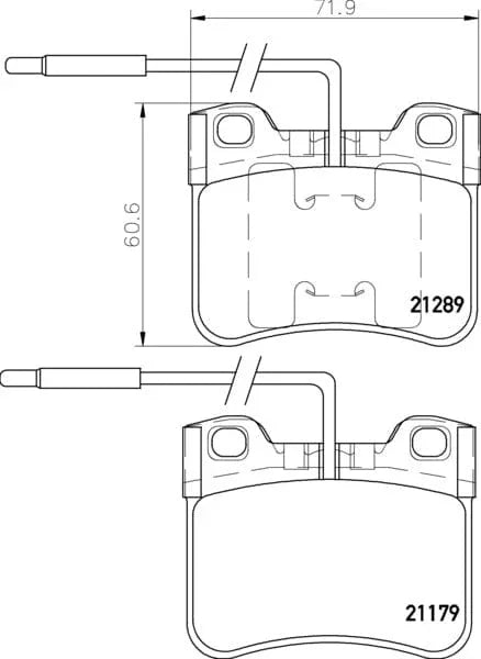 Don Brake Pads Set Brake Pads Full Set Of 4 Front PCP1579 - image 3