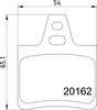 Don Brake Pads Set Brake Pads Full Set Of 4 Rear PCP1581 thumbnail