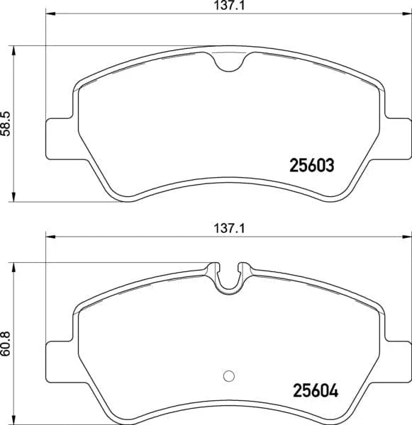 Don Brake Pads Set Brake Pads Full Set Of 4 Rear PCP1653 - image 3