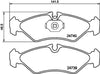 Don Brake Pads Set Brake Pads Full Set Of 4 Rear PCP1656 thumbnail