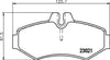 Don Brake Pads Set Brake Pads Full Set Of 4 Rear PCP1657 thumbnail
