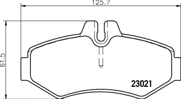 Don Brake Pads Set Brake Pads Full Set Of 4 Rear PCP1657 - image 4