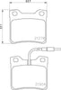 Don Brake Pads Set Brake Pads Full Set Of 4 Rear PCP1672 thumbnail