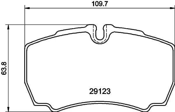 Don Brake Pads Set Brake Pads Full Set Of 4 Rear PCP1676 - image 3