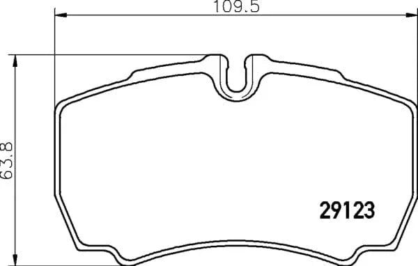 Don Brake Pads Set Brake Pads Full Set Of 4 Rear PCP1676 - image 4
