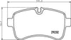 Don Brake Pads Set Brake Pads Full Set Of 4 Rear PCP1680 thumbnail