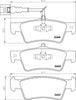 Don Brake Pads Set Brake Pads Full Set Of 4 Rear PCP1681 thumbnail