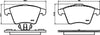 Don Brake Pads Set Brake Pads Full Set Of 4 Front PCP1684 thumbnail