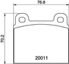 Don Brake Pads Set Brake Pads Full Set Of 4 Front PCP1689 thumbnail