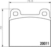 Don Brake Pads Set Brake Pads Full Set Of 4 Front PCP1689 thumbnail