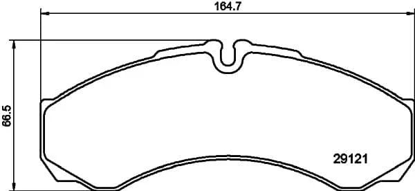 Don Brake Pads Full Set Of 4 Front Or Rear PCP1691 - image 3