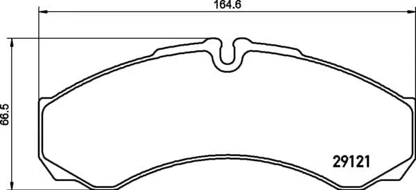 Don Brake Pads Full Set Of 4 Front Or Rear PCP1691 - image 4