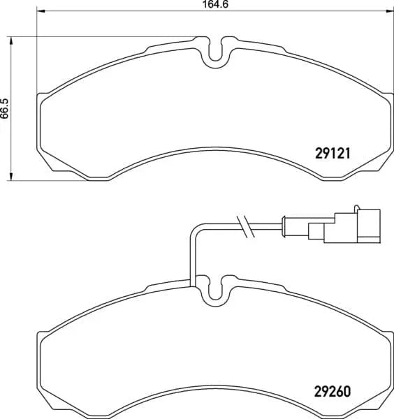 Don Brake Pads Set Brake Pads Full Set Of 4 Rear PCP1692 - image 3