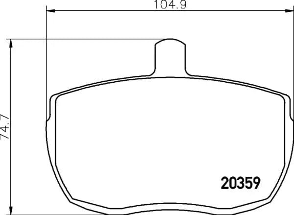 Don Brake Pads Set Brake Pads Full Set Of 4 Front PCP1693 - image 4