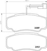 Don Brake Pads Set Brake Pads Full Set Of 4 Rear PCP1706 thumbnail