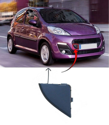Fits Peugeot 107 2012-2016 Front Bumper Towing Eye Cover - tradevehicleparts.co.uk
