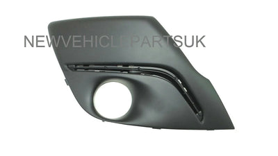 Fits Peugeot 107 2012- Front Bumper Fog Grille With Led Light Seat Driver Side  - tradevehicleparts.co.uk