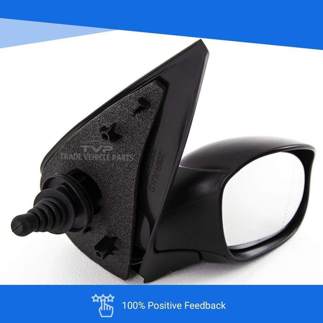 Fits Peugeot 206 1998-2009 Door Wing Mirror Manual Black Driver Side - image 5