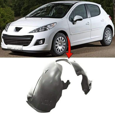Fits Peugeot 207 2006-2013 Front Wing Arch Liner Splash Guard Passenger Side - tradevehicleparts.co.uk