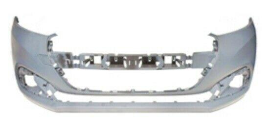 Peugeot 208 2015- Front Bumper Primed Standard Models With Tow Eye Cover