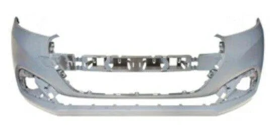 Fits Peugeot 208 2015- Front Bumper Primed Standard Models With Tow Eye Cover - image 2