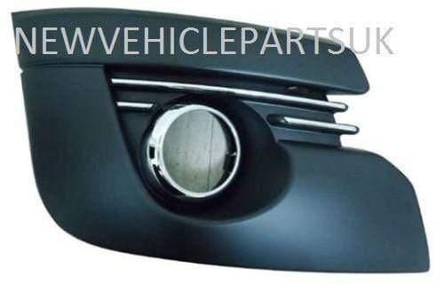 Fits Peugeot 3008 2009-2013 Front Bumper Fog Grille With Hole Driver Side No Wash Jet - image 2