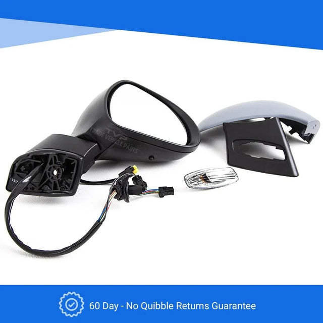 Fits Peugeot 308 2007-2014 Door Wing Mirror Heated Electric Primed-Gray W/Ind Driver Side - image 5